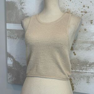 Madewell Tank top in cream Size XS